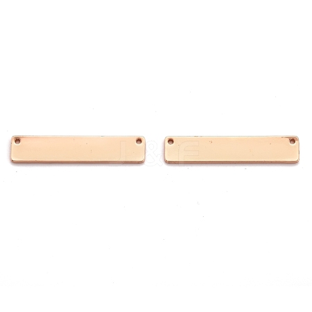 Brass Links Connectors KK-E785-37RG-1