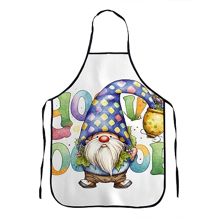 Easter Theme Polyester Sleeveless Apron PW-WG26712-03-1