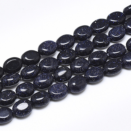 Synthetic Goldstone Beads Strands G-S357-B19-1