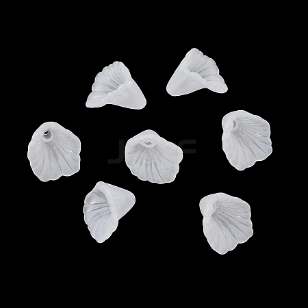 Acrylic Frosted Bead Caps AC-CBA81FF-01A-1