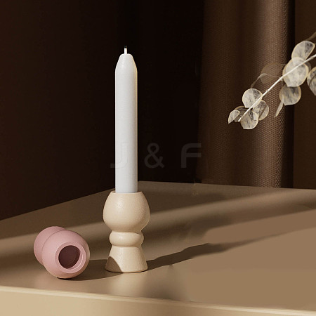 Marble Pillar Shaped DIY Silicone Candlesticks Molds SIMO-G010-07-1