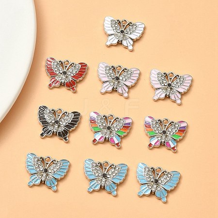 Alloy Enamel Pendants ENAM-YW0003-53B-1