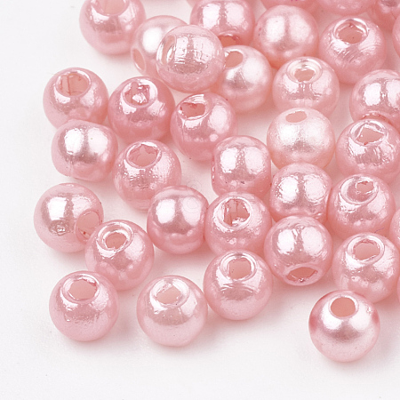 ABS Plastic Beads OACR-Q004-6mm-08-1