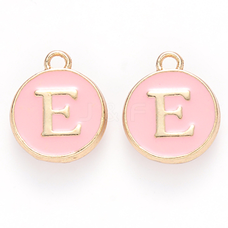 Golden Plated Alloy Enamel Charms LS-ENAM-S118-07E-1