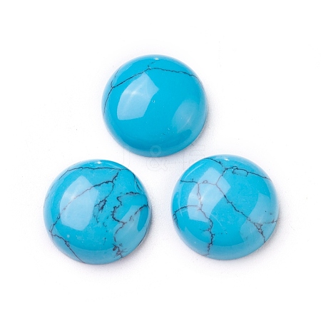 Synthetic Turquoise Cabochons G-A174-04B-14mm-1
