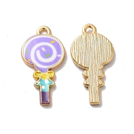 Alloy Enamel Pendants ENAM-D043-12G-01-1