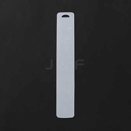 Transparent Blank Acrylic Bookmarks DIY-WH20007-63A-1