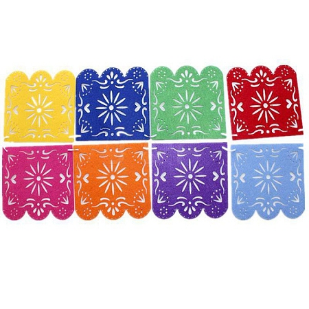 2 Strands Felt Square Flags FEPA-DJ0001-09-1