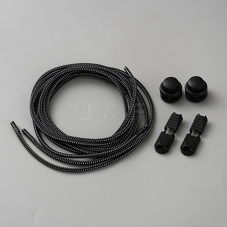 No Tie Elastic Shoe Laces FIND-WH0126-877E-1