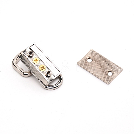 Zinc Alloy Bag Lock Catch Clasps FIND-TAC0007-10P-1