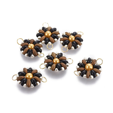 MIYUKI & TOHO Handmade Japanese Seed Beads Links SEED-A027-A08-1