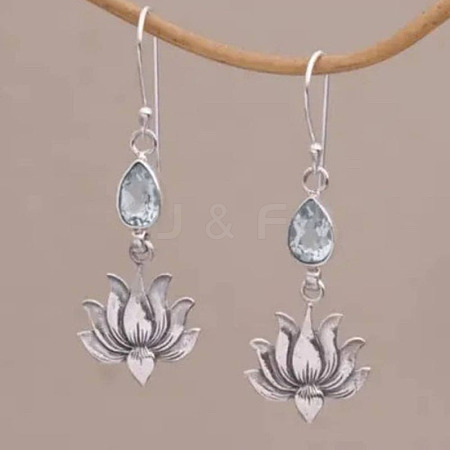 Zinc Alloy Rhinestone Dangle Earrings FS-WGA189A-04-1