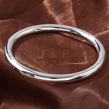 304 Stainless Steel Plain Bangles BJEW-S161-04P-1