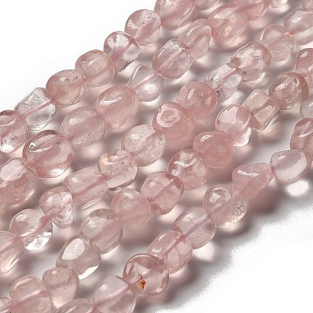 Natural Rose Quartz Beads Strands G-P497-01E-79A-1