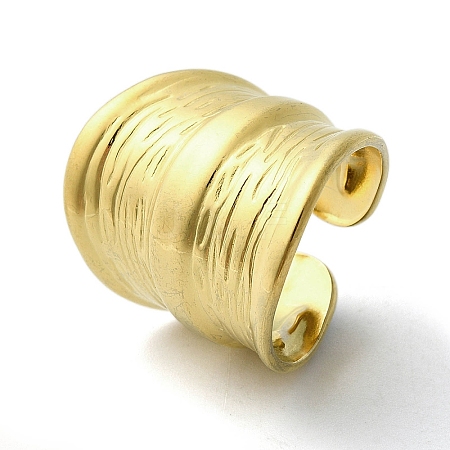 304 Stainless Steel Open Cuff Rings RJEW-C078-01B-G-1