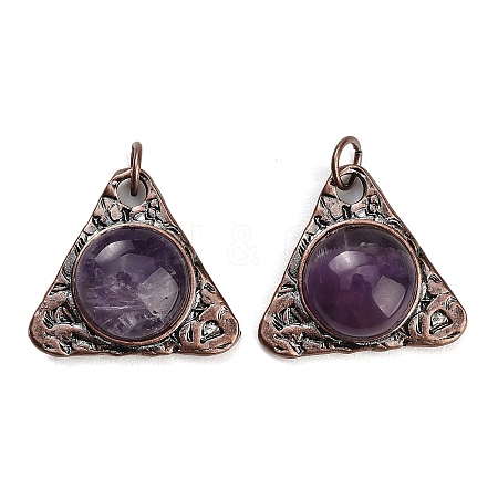 Natural Amethyst Pendants GG-CBACC2B-04R-05-1