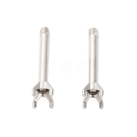 304 Stainless Steel Stud Earring Findings STAS-B091-02A-01P-1