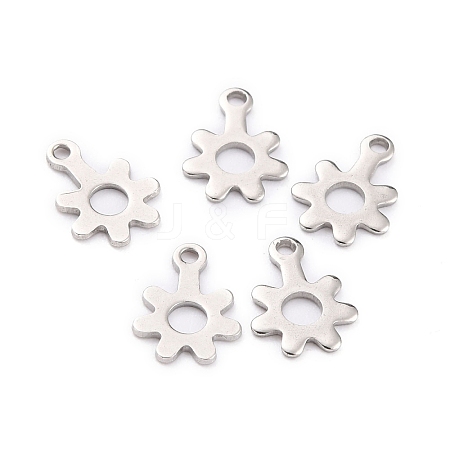 Non-Tarnish 201 Stainless Steel Charms STAS-F266-14P-1