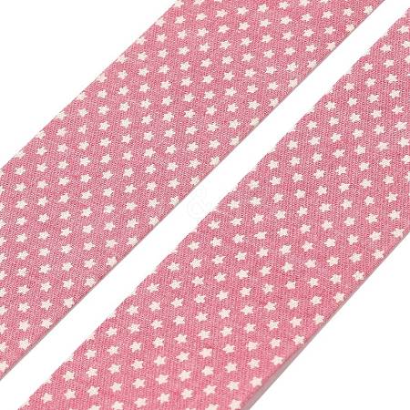 5M Cotton Linen Strar Printed Ribon LS-OCOR-K008-01C-04-1