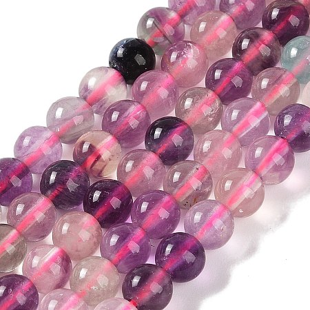Natural Fluorite Beads Strands X-G-P530-B09-02-1