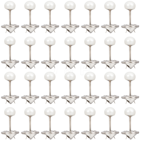 100Pcs Iron Curtain Tie Buckle AJEW-CY0002-48A-1