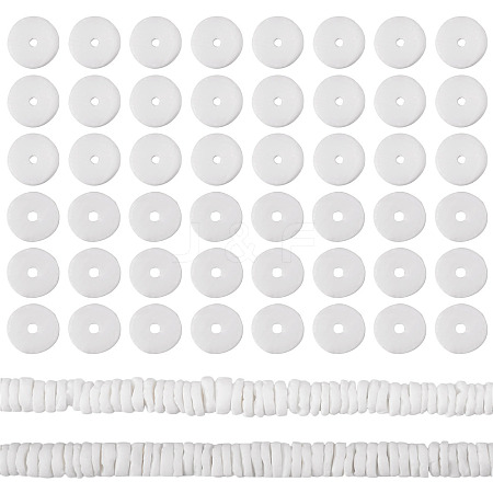 2 Strands Natural White Shell Beads Strands BSHE-TA0001-38-1