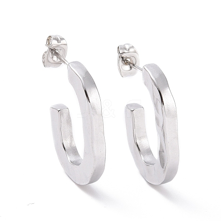 Non-Tarnish 304 Stainless Steel Stud Earring for Women EJEW-F287-04P-1