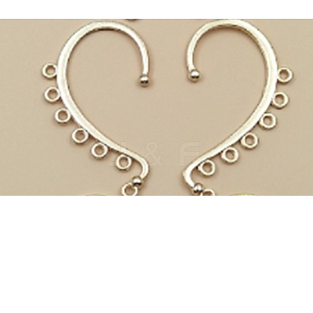 Alloy Ear Cuff Findings PALLOY-N176-09KCG-1