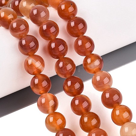 Dyed Natural Agate Beads Strands G-Q606-45A-04-1