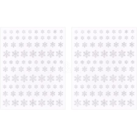 Women's PET Plastic Self Adhesive Face Glitter Stickers for Makeup DIY-OC0009-95B-1