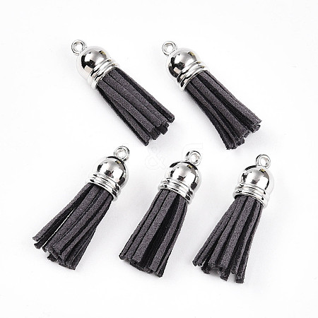 Faux Suede Tassel Pendant Decorations X-FIND-T002-A32-1