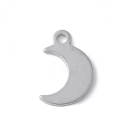 925 Sterling Silver Moon Charms STER-M099-03P-1