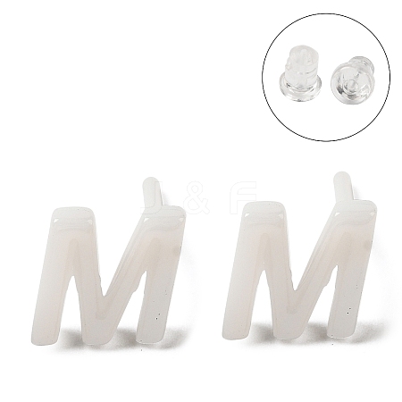 Hypoallergenic Bioceramics Zirconia Ceramic Stud Earrings EJEW-F340-04M-1