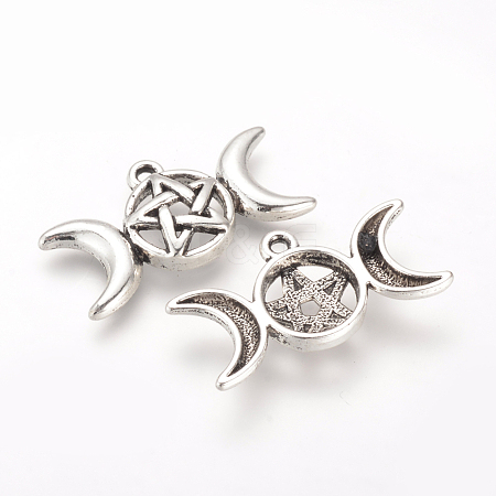 Tibetan Style Alloy Pendants LS-TIBE-Q070-51AS-RS-1