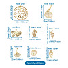 32Pcs 8 Style Alloy Jewelry Pendants FIND-PJ0001-04-6