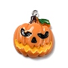 Halloween Opaque Resin Pendants RESI-B011-08-2