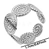 Non-Tarnish Minimalist 304 Stainless Steel Cuff Rings XL1391-1-1