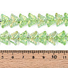 Transparency Electroplate Glass Beads Strands GLAA-T023-39A-07-4