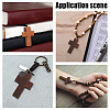   DIY Cross Pendant Necklace Making Kits DIY-PH0006-76-5