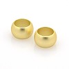 Brass Large Hole Rondelle Beads KK-O012-03C-1