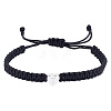 1Pc Adjustable Nylon Cord Braided Bracelets for Women Men BJEW-LP0001-34T-P-1