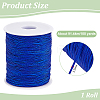 1 Roll 100 Yards Round Nylon Braided Thread NWIR-PH0002-22E-2