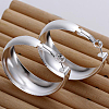 Brass Hoop Earrings EJEW-BB09683-3