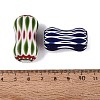 Handmade Millefiori Glass Bone Shape Beads LA-N002-38C-3
