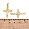 Brass Micro Pave Cubic Zirconia Pendants CU-CBADC6C-11G-04-3