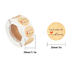 1 Inch Thank You Sticker Self-Adhesive Kraft Paper Gift Tag Stickers DIY-GL0001-05-01-2