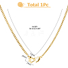 304 Stainless Steel Chain Necklaces NJEW-HS00006-2