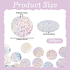 500Pcs Plastic Pendants KY-GF0001-72D-2