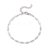304 Stainless Steel Link Chain Bracelets for Women BJEW-JB12680-2
