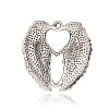 Heart Wing Tibetan Style Alloy Pendants PALLOY-I114-52AS-2